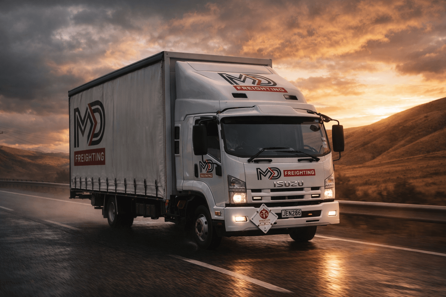 MD Freighting truck heading to Picton